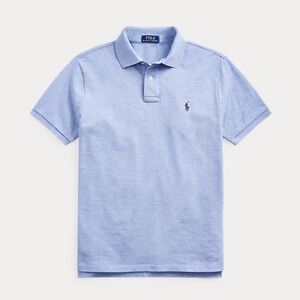 Polo Ralph Lauren Custom Slim Fit Mesh Polo Light Blue Size M NWT $118